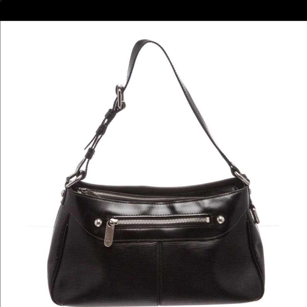 Louis Vuitton Black Epi Leather Turene PM Bag